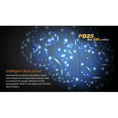 FLASHLIGHT  PD25 XP-L V5 MODEL