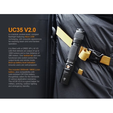 LANTERNA MODEL UC35 XP-L HI V3 - MODEL 2018