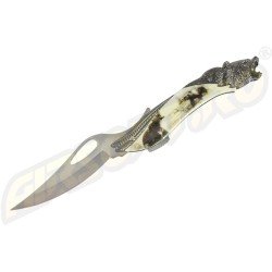 ENGRAVED KNIFE - BEAR HEAD