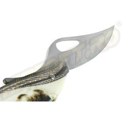 ENGRAVED KNIFE - BEAR HEAD
