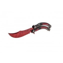 BRICEAG TIP FLUTURE - 10 CM - BLACK/RED