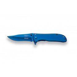 BRICEAG CU DESCHIDERE RAPIDA - FULL BLUE TITANIUM COATED - 7.5 CM