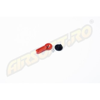 RETRO ARMS SELECTOR DE FOC PT. SERIILE M4/AR-15 - CNC - TYPE B - ROSU