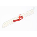 RETRO ARMS CNC EXTENDED CHARGING HANDLE AR15 - A - RED