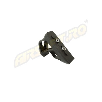 CNC KEYMOD SHORT ANGLED GRIP - BLACK
