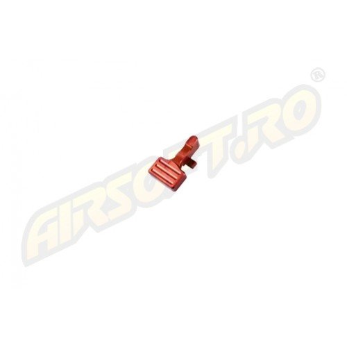 RETRO ARMS BOLT CATCH PT. SERIILE M4/AR15 - CNC - TYPE B - ROSU