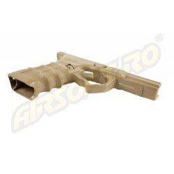NINE BALL MARUI G18C GBB CUSTOM GRIP - DARK EARTH