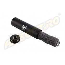 EVOLUTION SOFTAIR  SKULL AND SWORD SILENCER - 14MM - CW/CCW