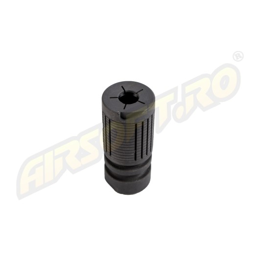 EVOLUTION SOFTAIR SPEGNIFIAMMA/FLASH HIDER - CNC STEEL KNIGTH - 14MM - CCW