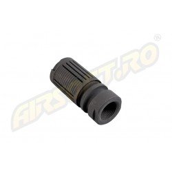 EVOLUTION SOFTAIR SUPRESOR DE FLAMA/FLASH HIDER - CNC STEEL KNIGTH - 14MM - CCW