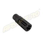 EVOLUTION SOFTAIR FLASH HIDER- CNC STEEL BIRDCAGE - 14MM - CW/CCW
