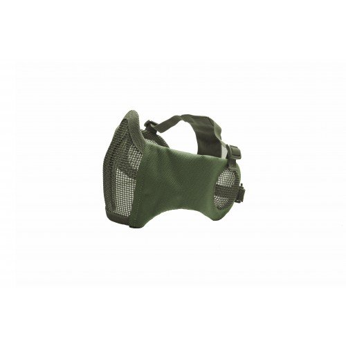 MASCA METALICA CU PROTECTIE URECHI - OD GREEN