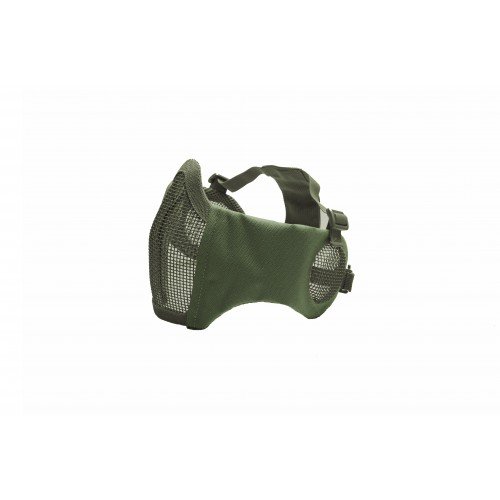 MASCA METALICA CU PROTECTIE URECHI - OD GREEN