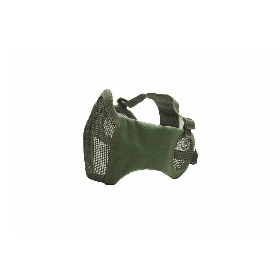 MASCA METALICA CU PROTECTIE URECHI - OD GREEN