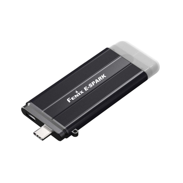FENIX TORCIA MODELLO E-SPARK, PORTACHIAVI E POWERBANK