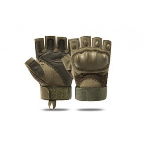 MANUSI DE PROTECTIE FARA DEGETE - OLIVE GREEN