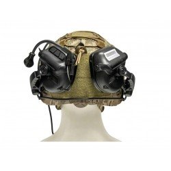 EARMOR COMMUNICATION HEARING PROTECTOR MILPRO M32X MARK3 WITH ARC SYSTEM FAST HELMET ADAPTER CB