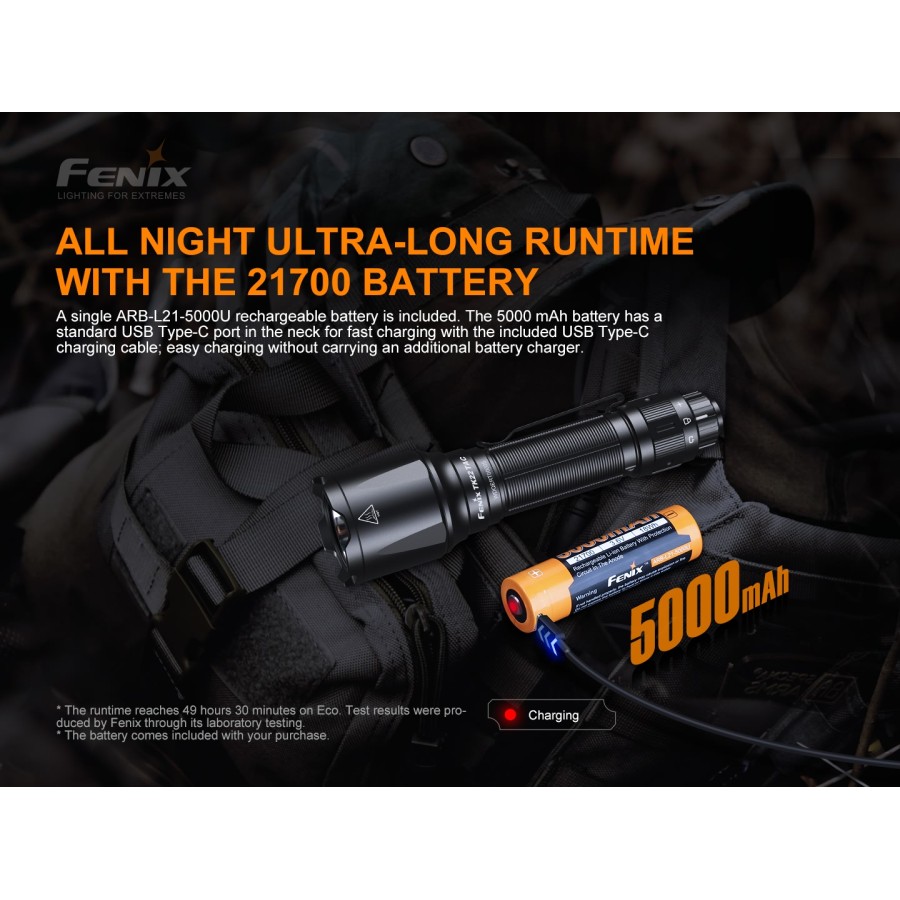 FENIX TORCIA TATTICA TK22 TAC LED