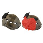 TG AIRSOFT DEAD RED RAG POUCH -BLACK