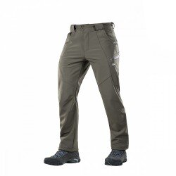 PANTALONI TACTICI SOFT SHEEL DE IARNA - OLIV