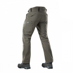 PANTALONI TACTICI SOFT SHEEL DE IARNA - OLIV