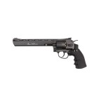DAN WESSON BLACK 8 INCH REVOLVER - FULL METAL - GNB - CO2