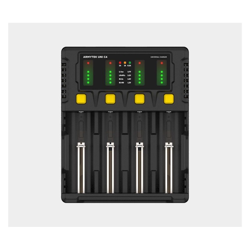 ARMYTEK UNI C4 PLUG TIPO C - CARICABATTERIE UNIVERSALE