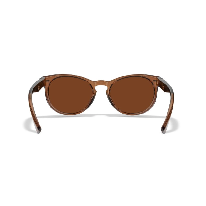 OCHELARI MODEL WX COVERT - LENSES CAPTIVATE POLARIZED BRONZE MIRROR - CRYSTAL ROOTBEER FRAME