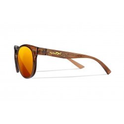OCHELARI MODEL WX COVERT - LENSES CAPTIVATE POLARIZED BRONZE MIRROR - CRYSTAL ROOTBEER FRAME