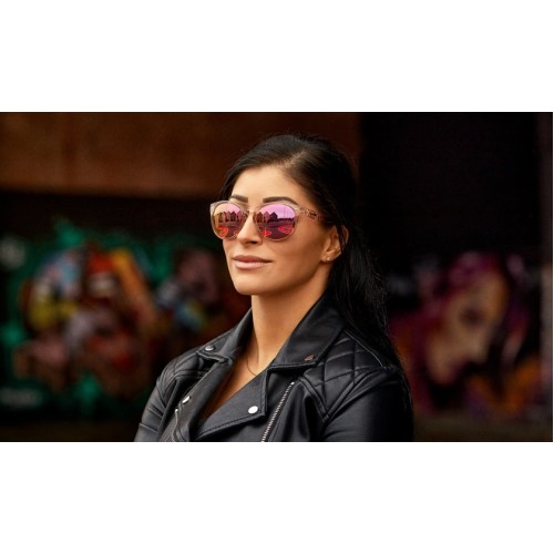 OCCHIALI MODEL WX COVERT - LENSES CAPTIVATET POLARIZED ROSE GOLD - GLOSS CRYSTAL BLUSH FRAME
