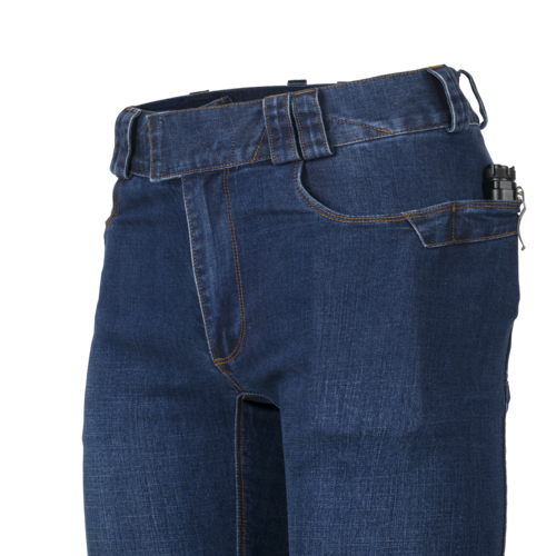HELIKON PANTALONI TACTICI - DENIM MID - VINTAGE WORN BLUE