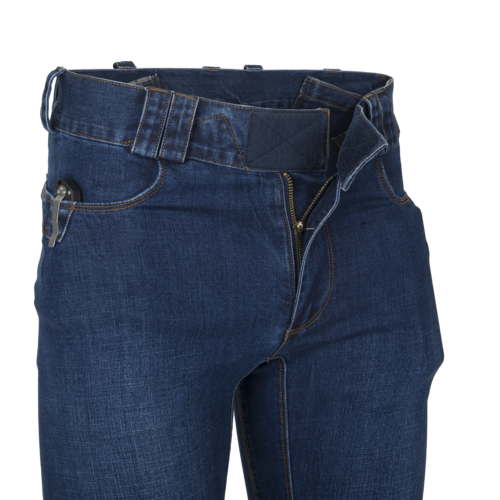 HELIKON PANTALONI TACTICI - DENIM MID - VINTAGE WORN BLUE