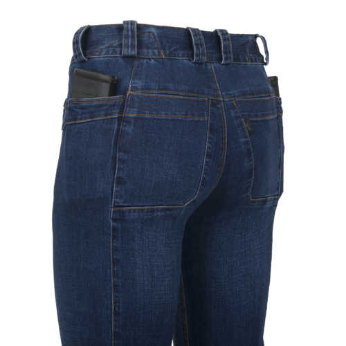 HELIKON PANTALONI TACTICI - DENIM MID - VINTAGE WORN BLUE