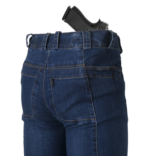 HELIKON PANTALONI TACTICI - DENIM MID - VINTAGE WORN BLUE