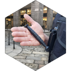 RED CLAW KUBOTAN WITH WINDSHIELD BREAKER AND TECHNOPOLYMER MODULAR CASE