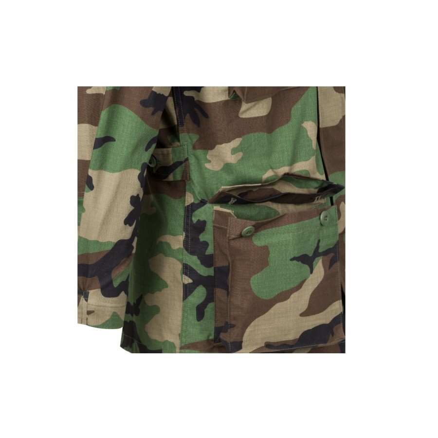 VESTON MODEL BDU - POLYCOTTON RIPSTOP - US WOODLAND