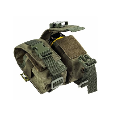 TAGINN DOUBLE HAND GRENADES POUCH - OD