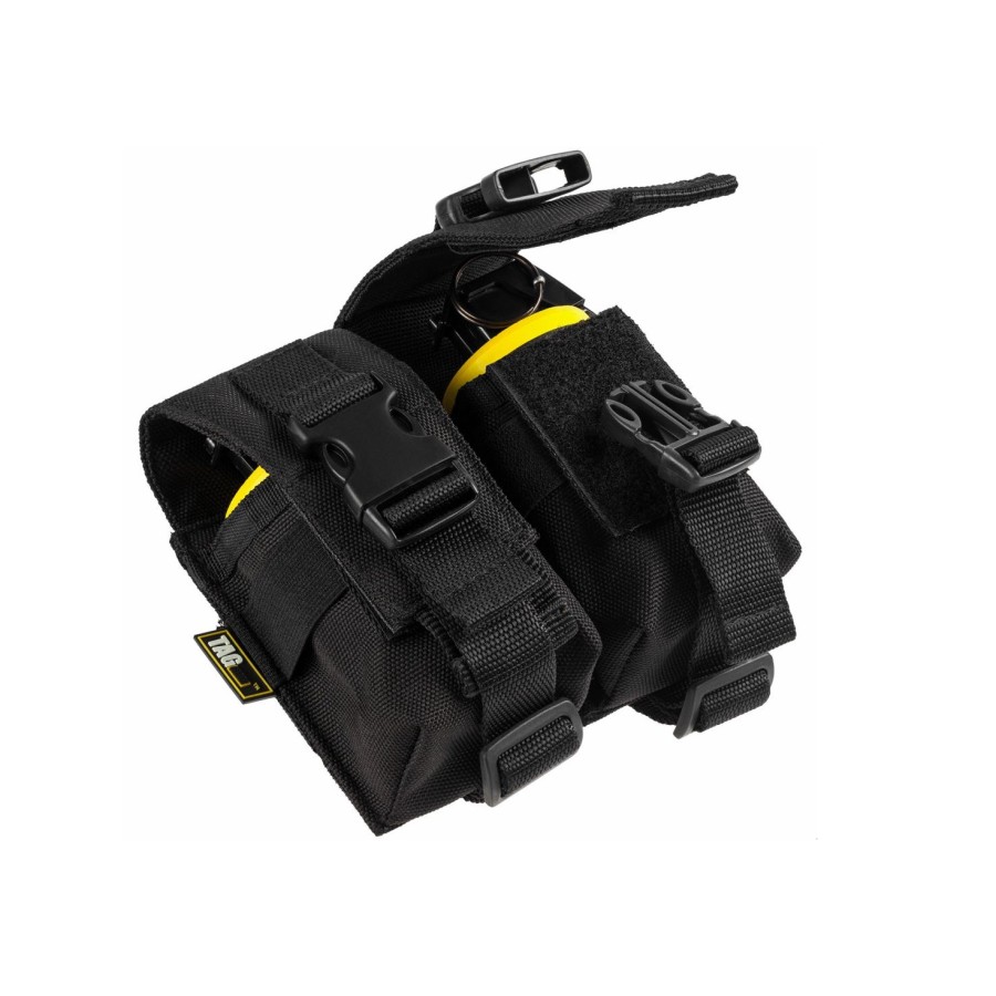 TAGINN PORT DUBLU/POUCH PENTRU GRENADE DE MANA - BLACK