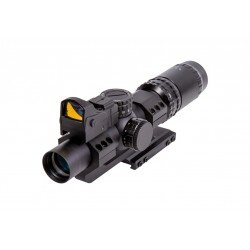 FIREFIELD KIT LUNETA RAPIDSTRIKE 1-4X24 SFP CU MINI DOT - BLACK