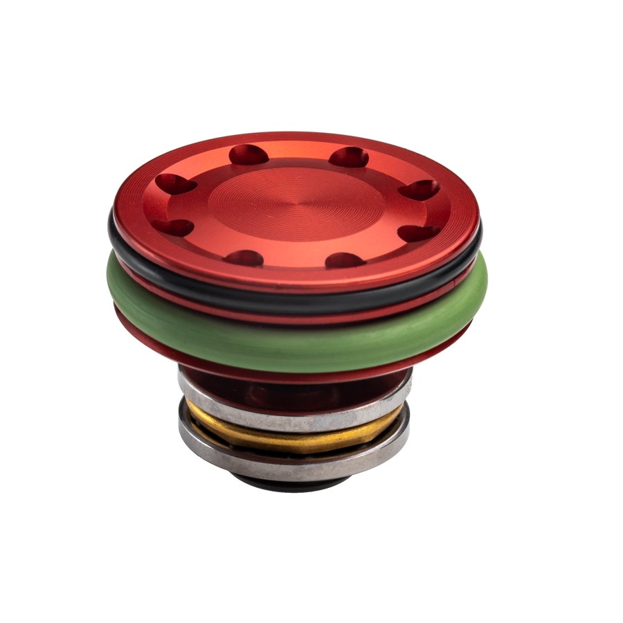 CNC ERGAL DOUBLE O-RING BALL BEARING AEG PISTON HEAD ADVANCED TYPE