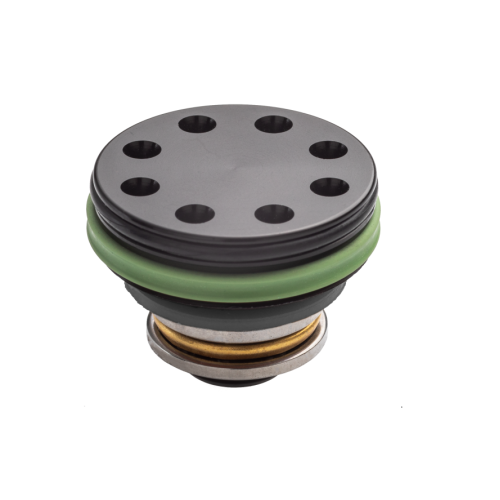 CNC ERGAL DOUBLE O-RING - BALL BEARING - AEG PISTON HEAD