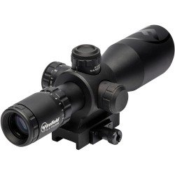 2.5-10X40 - BARRAGE RIFLESCOPE WITH RED LASER 2.5-10X40 - BARRAGE RIFLESCOPE WITH RED LASER