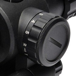 2.5-10X40 - BARRAGE RIFLESCOPE WITH RED LASER 2.5-10X40 - BARRAGE RIFLESCOPE WITH RED LASER