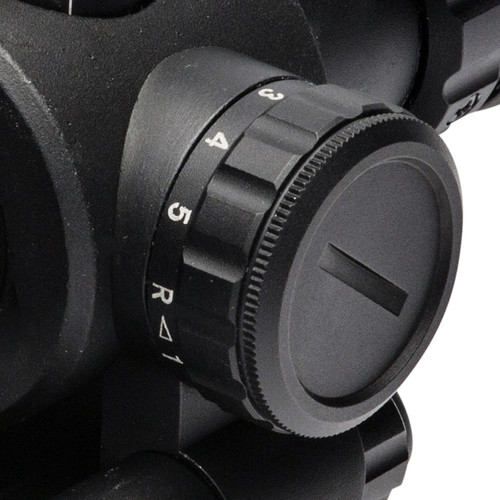 2.5-10X40 - BARRAGE RIFLESCOPE WITH RED LASER