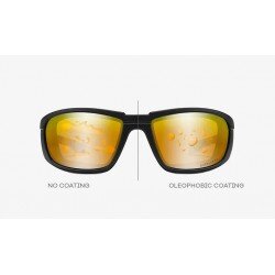 OCHELARI MODEL RECON LENSES - CAPTIVATE POLARIZED BLACK MIRROR - FRAME MATTE BLACK