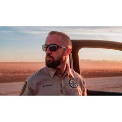 OCHELARI MODEL RECON LENSES - CAPTIVATE POLARIZED BLACK MIRROR - FRAME MATTE BLACK
