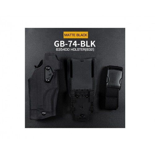 WST 6354 DO HOLSTER GLOCK 17 WITH X300 FLASHLIGHT, RIGHT-HANDED - BLACK