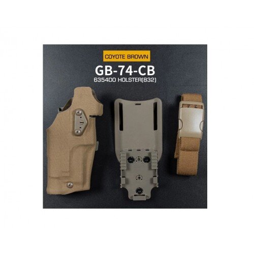 WST 6354 DO HOLSTER GLOCK 17 WITH X300 FLASHLIGHT, RIGHT-HANDED - COYOTE
