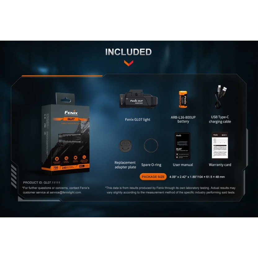 FENIX LANTERNA MODEL GL07 LED