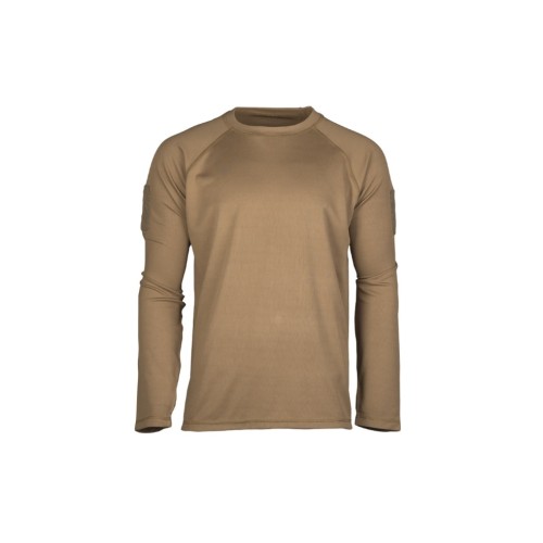 BLUZA TACTICA CU USCARE RAPIDA - MANECA LUNGA - DARK COYOTE